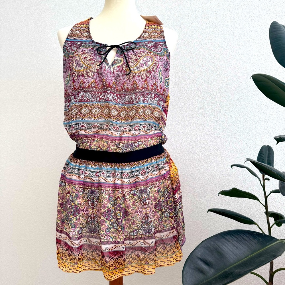 TOBI Swimwear Cover Up with Elastic Waistband